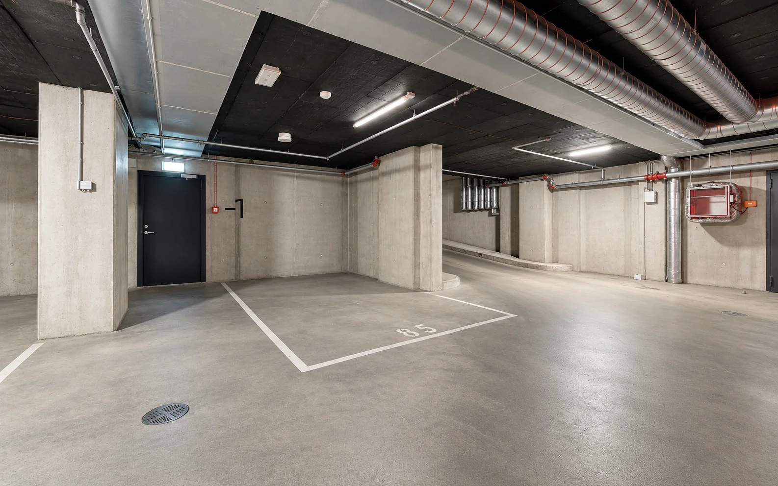 The underground car lifts at Seebi 1